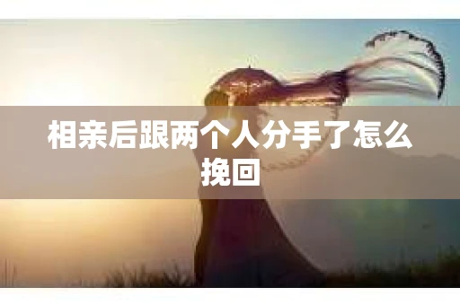 相亲后跟两个人分手了怎么挽回