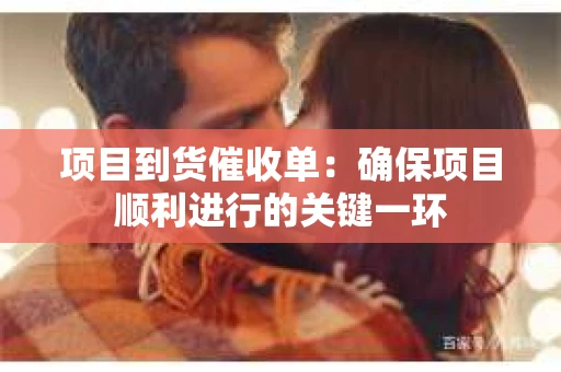 项目到货催收单：确保项目顺利进行的关键一环
