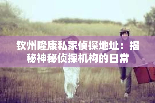 钦州隆康私家侦探地址：揭秘神秘侦探机构的日常