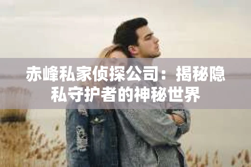 赤峰私家侦探公司：揭秘隐私守护者的神秘世界