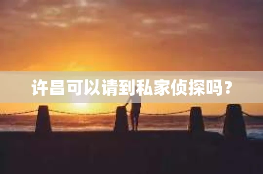 许昌可以请到私家侦探吗？