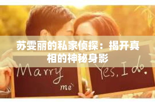 苏雯丽的私家侦探：揭开真相的神秘身影