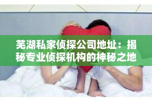 芜湖私家侦探公司地址：揭秘专业侦探机构的神秘之地