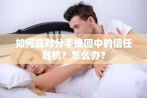 如何应对分手挽回中的信任危机?怎么办? 如何应对分手挽回中的信任危机?怎么办?