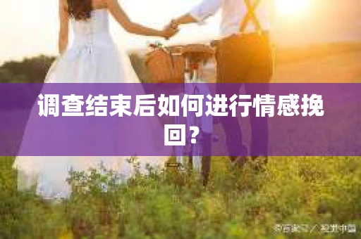 调查结束后如何进行情感挽回？