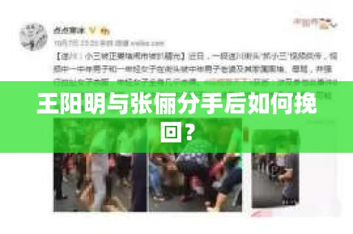 王阳明与张俪分手后如何挽回？