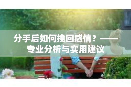 分手后如何挽回感情？——专业分析与实用建议