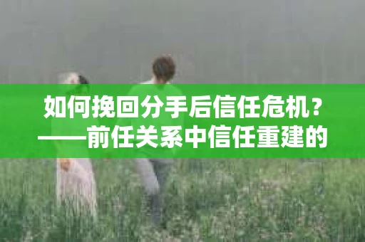 如何挽回分手后信任危机？——前任关系中信任重建的实用指南