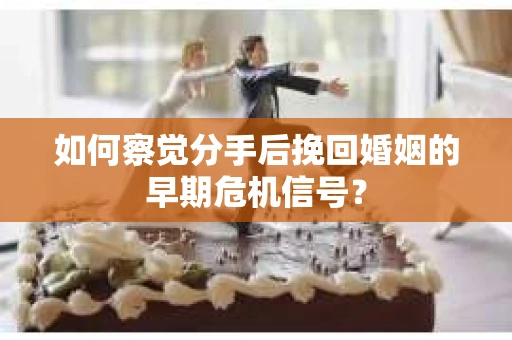如何察觉分手后挽回婚姻的早期危机信号？