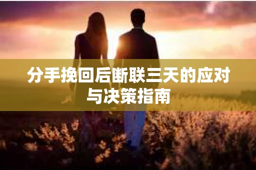 分手挽回后断联三天的应对与决策指南